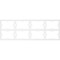 Ekena Millwork Set of Four Panels for 94 1/2"W x 32 1/4"H Fleming Fretwork Wainscot Wall Paneling WPKP16X01X47FMG - alternate 2